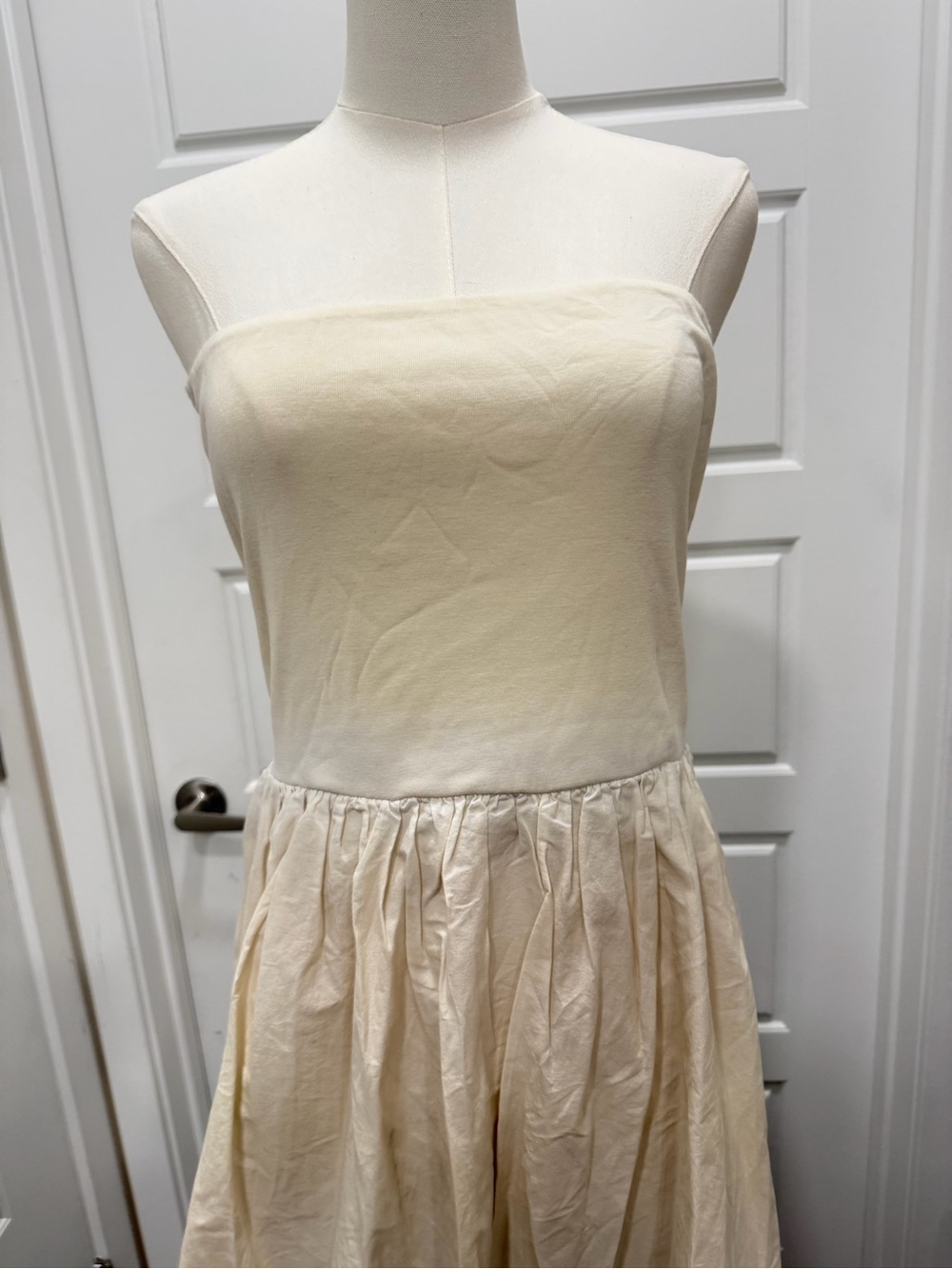 Zara Strapless Ombre Maxi Dress in Cream to Blue NWT - Picture 6 of 11